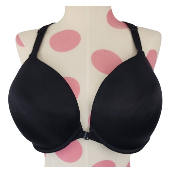 Women's Sweet Nothings by Lilyette Black Lace Back Racerback Bra 42D Underwire - Picture 1 of 9